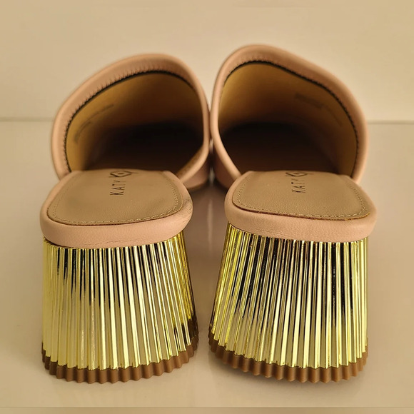 Katy Perry The Clarra Slipon Mules Smooth Nappa Roses Shoes Heels New size 7M - Picture 5 of 9